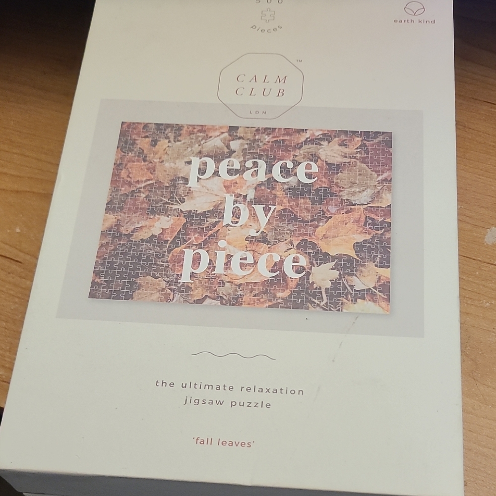 Calm Club Peace by Piece Jigsaw Puzzle